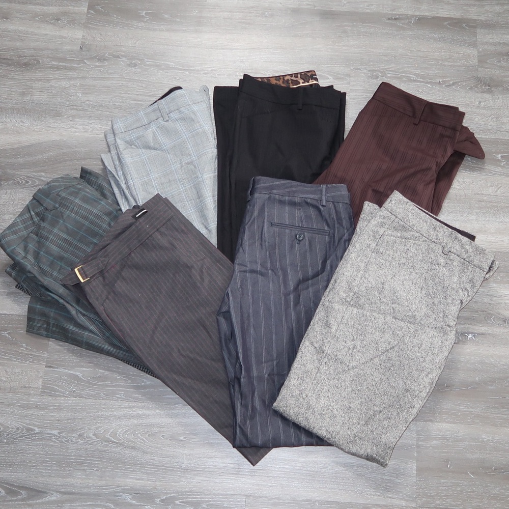 7 Pairs of Express Editor Work Pants / Trousers size 6